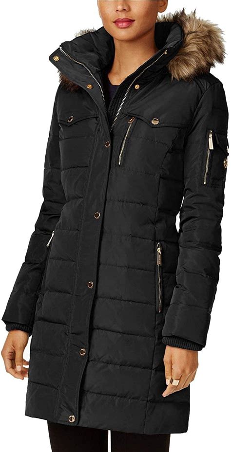 manteau long michael kors|women's michael kors coats.